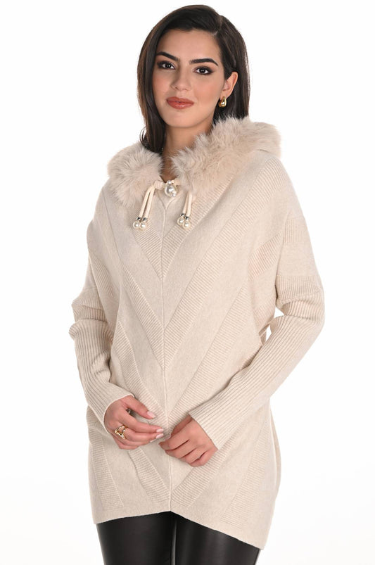 Oversized Chevron Pullover Style 25378085.50