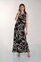 Sleeveless Knit Dress Abstract Frank Lyman 261227