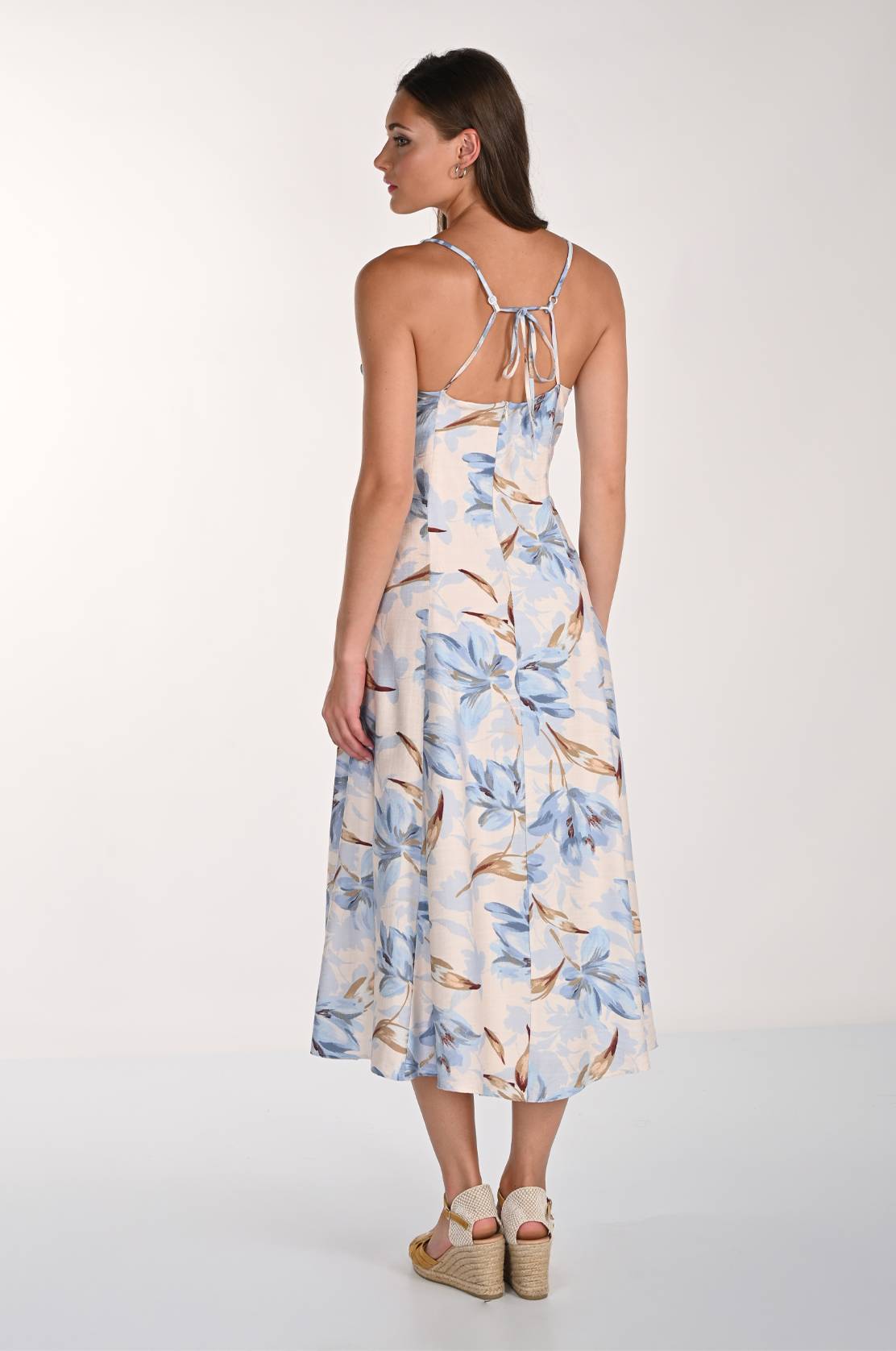 Woven Knit Maxi Dress 261285 Frank Lyman