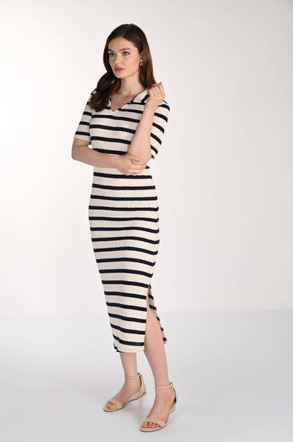 Casual Striped Maxi Dress Style 261349 Frank Lyman