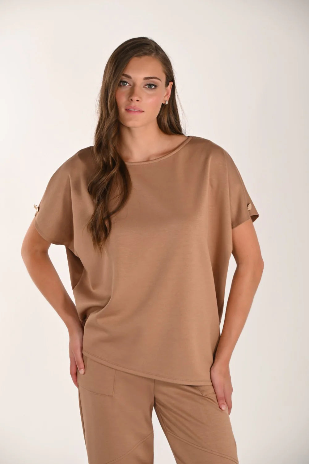 Relaxed Luxe Dolman Top Frank Lyman 261399