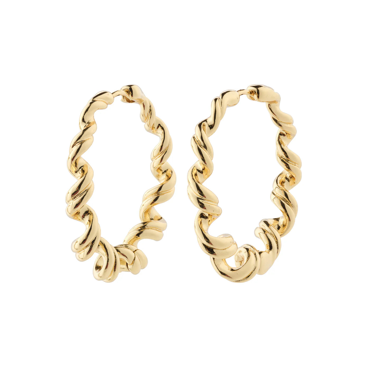 LARISA recycled earrings gold-plated