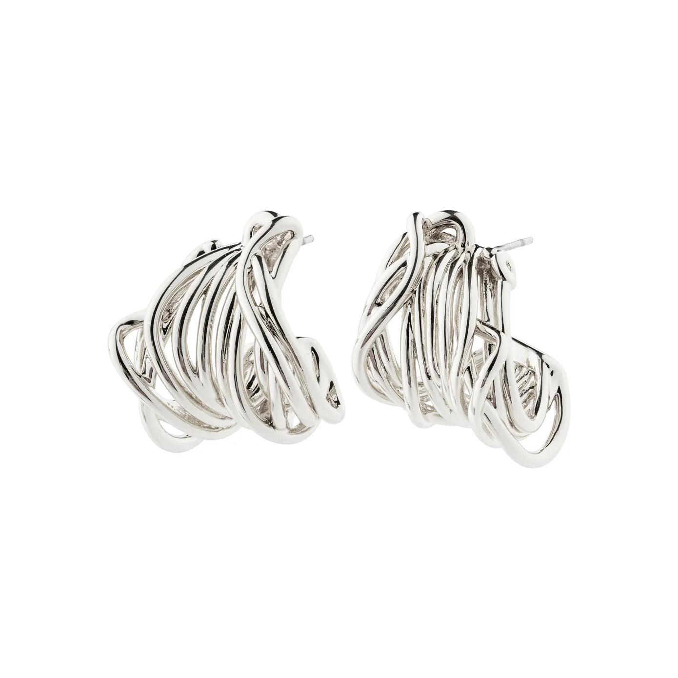 PAMELA recycled earrings silver-plated