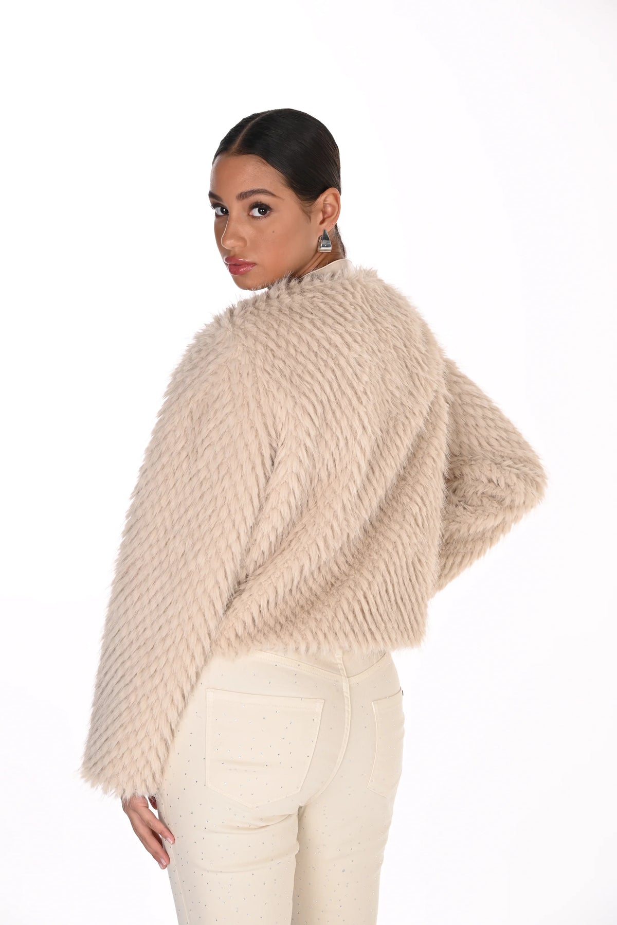 Short Faux Fur Jacket 263709