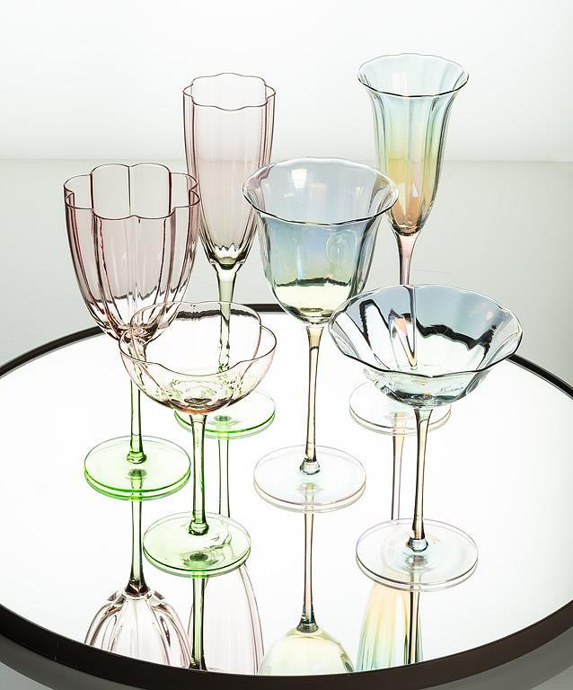 Flower Look Glassware