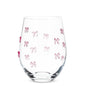 Bow Stemless Glass