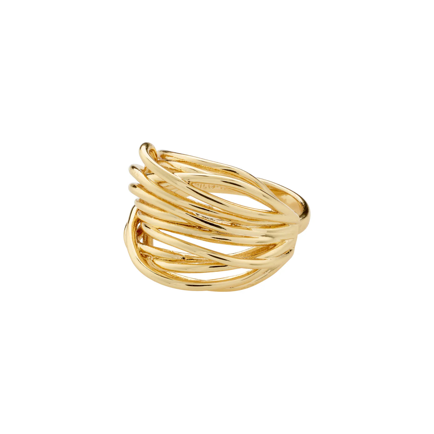 PAMELA recycled ring gold-plated