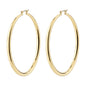 PRIYA recycled large hoop earrings gold-plated