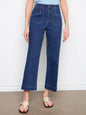 Cropped Wide Leg Light Denim C5660R