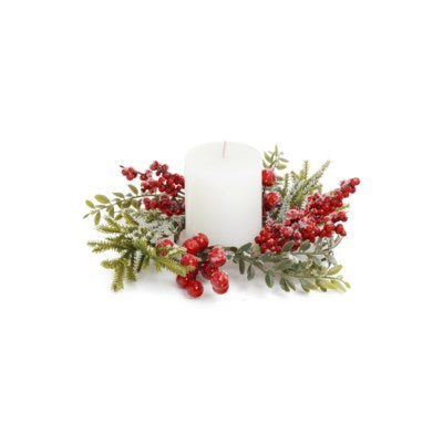 XMAS C-RING BERRIES/CEDAR RED/GREEN 3.5D 3190878