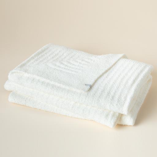 Solid Rib Marshmallow Blanket