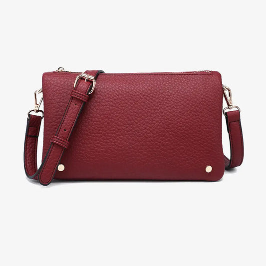 Phiona Studded Flapover Crossbody M2672