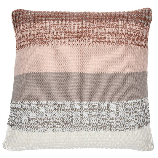 Baba knitted stripped decorative pillow