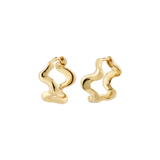 PENELOPE recycled earrings gold-plated