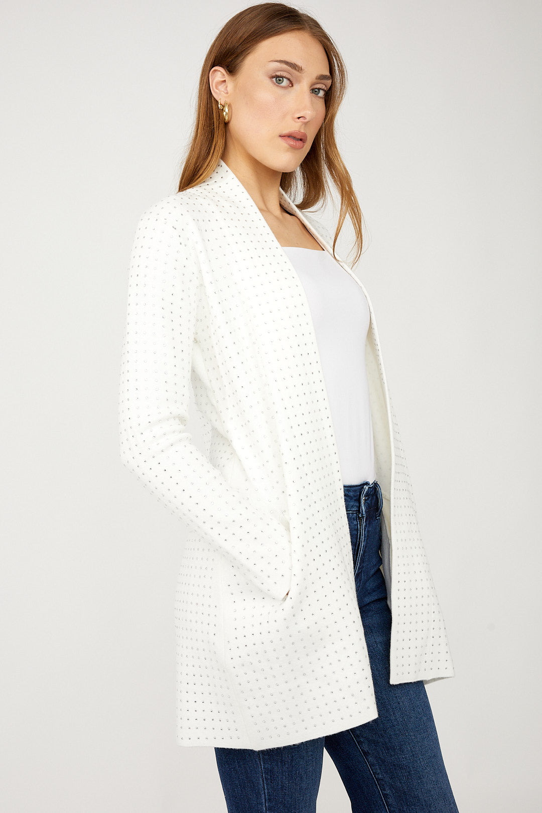 Chic Jewel Embellished Top Style 254998