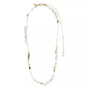 'Force' gold / white Necklace Pilgrim