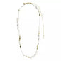 'Force' gold / white Necklace Pilgrim