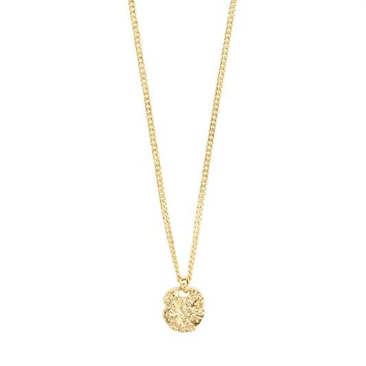 SCOTTIE recycled coin necklace gold-plated