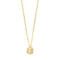 SCOTTIE recycled coin necklace gold-plated