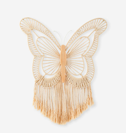 Cream Butterfly Wall Decor