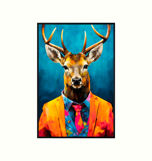 Deer Portrait Wall Art