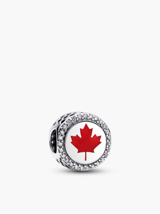 792016CZ-E090 Canadian Maple Leaf Charm