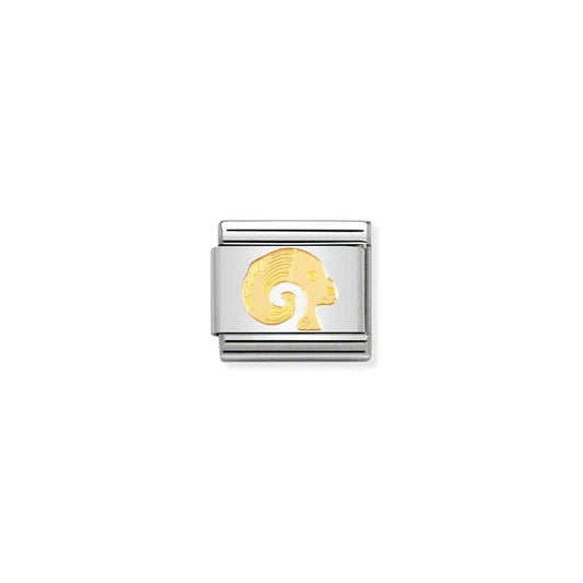 Nomination Italy Composable Zodiac Charm in Yellow gold