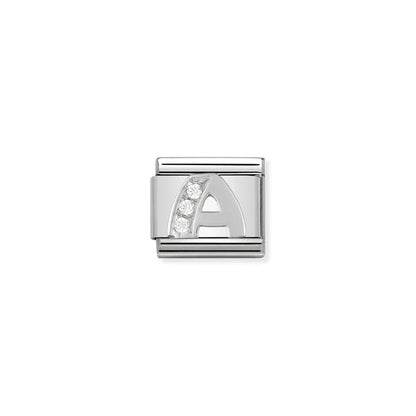 Nomination Italy Composable Classic Silver and Stones Stainless Steel