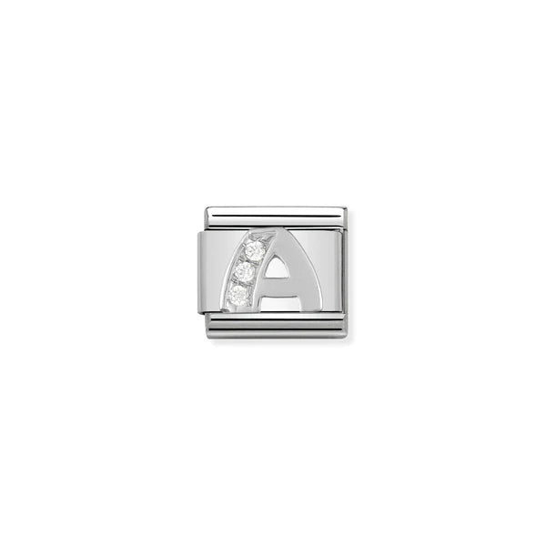 Nomination Italy Composable Classic Silver and Stones Stainless Steel