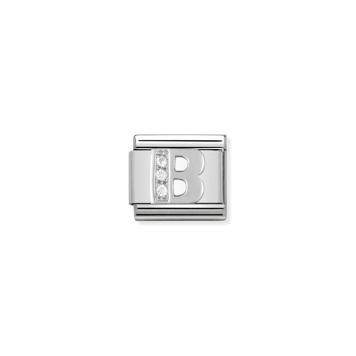 Nomination Italy Composable Classic Silver and Stones Stainless Steel