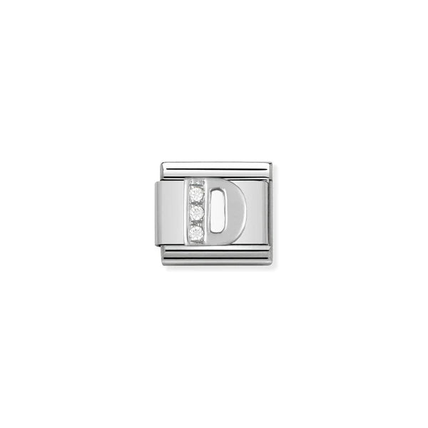Nomination Italy Composable Classic Silver and Stones Stainless Steel