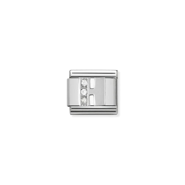 Nomination Italy Composable Classic Silver and Stones Stainless Steel