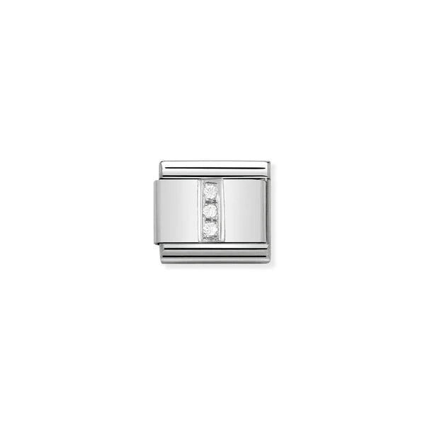 Nomination Italy Composable Classic Silver and Stones Stainless Steel