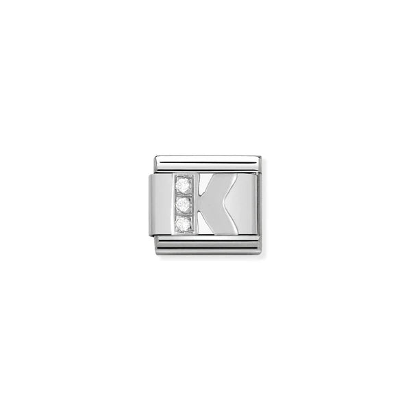 Nomination Italy Composable Classic Silver and Stones Stainless Steel