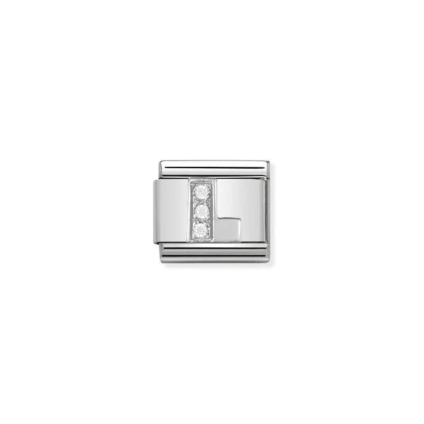 Nomination Italy Composable Classic Silver and Stones Stainless Steel