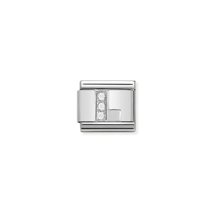 Nomination Italy Composable Classic Silver and Stones Stainless Steel