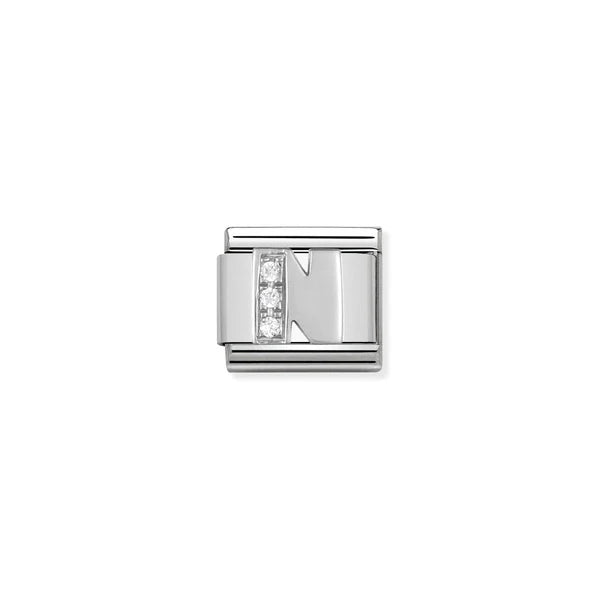 Nomination Italy Composable Classic Silver and Stones Stainless Steel