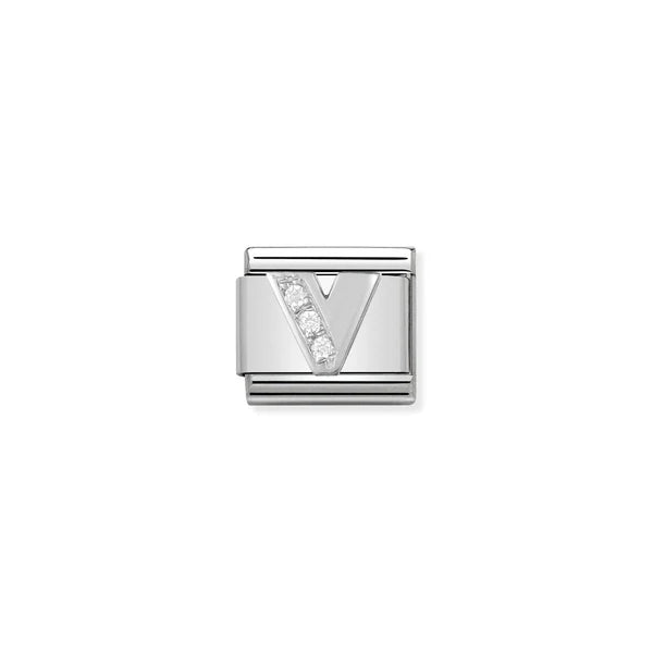 Nomination Italy Composable Classic Silver and Stones Stainless Steel