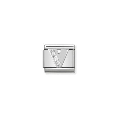 Nomination Italy Composable Classic Silver and Stones Stainless Steel