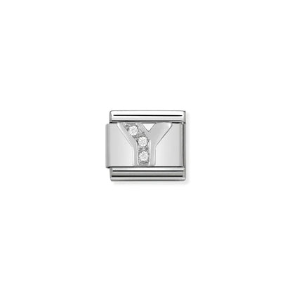 Nomination Italy Composable Classic Silver and Stones Stainless Steel