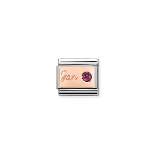 Nomination Italy Composable Birthstone in rose gold