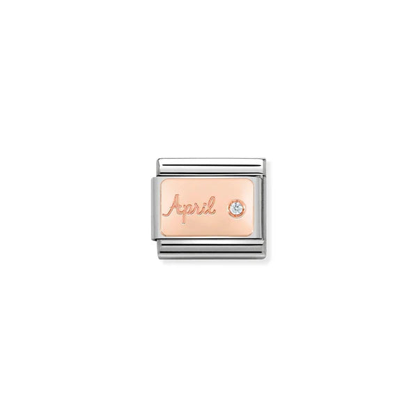 Nomination Italy Composable Birthstone in rose gold