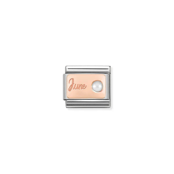 Nomination Italy Composable Birthstone in rose gold