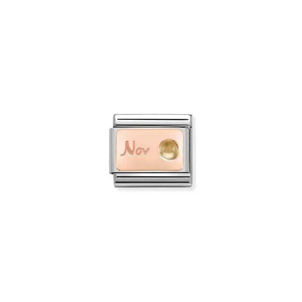 Nomination Italy Composable Birthstone in rose gold