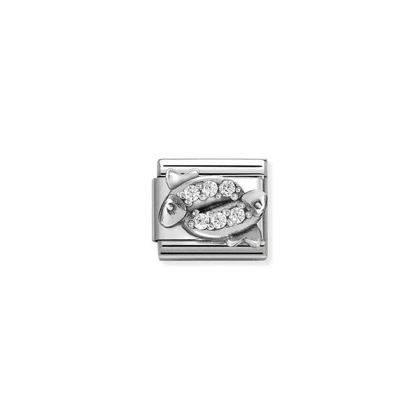 Nomination Italy Composable Zodiac Charm with Cubic Zirconia