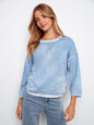 Sweater with curved hem C2964P-261B