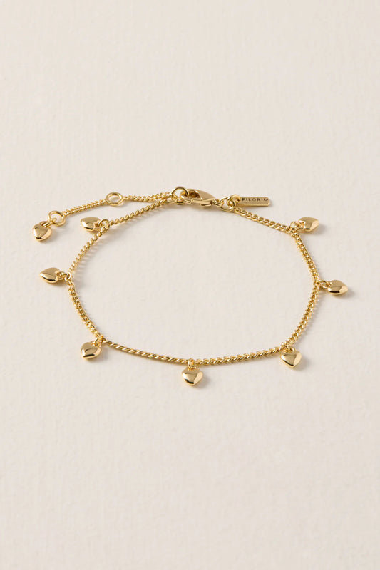 ALIA gold bracelet Pilgrim