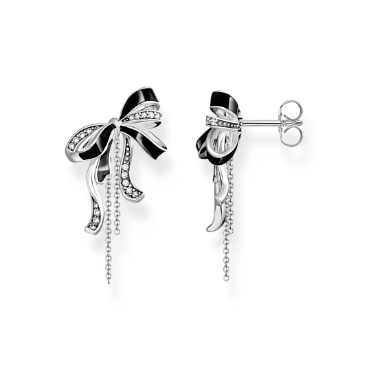 Thomas Sabo Silver bow stud earrings