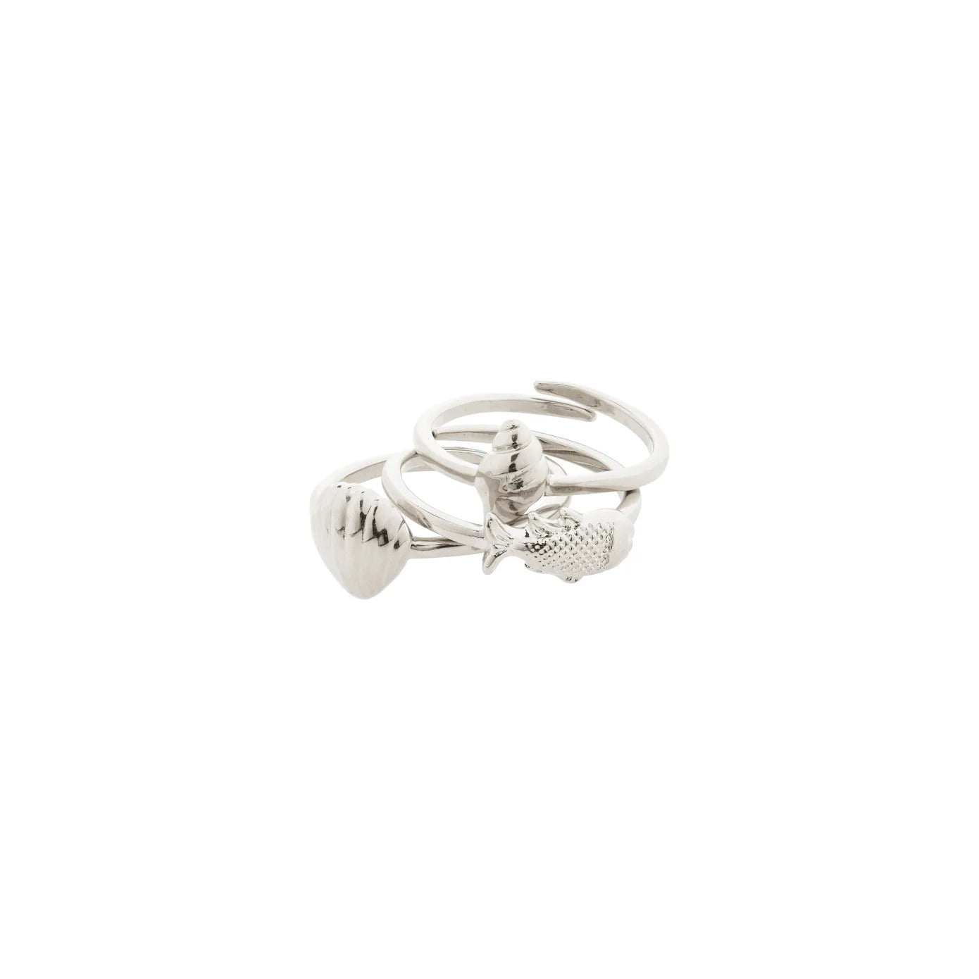 BREEZE rings 3-in-1 Silver