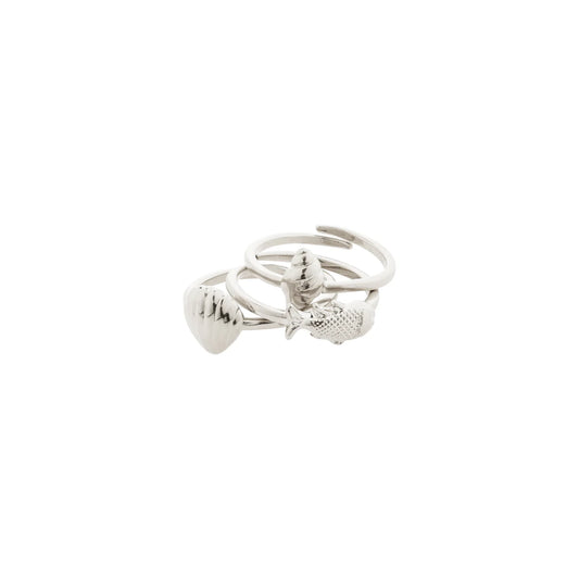 BREEZE rings 3-in-1 Silver